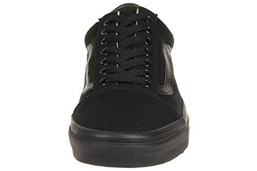 Vans Old Skool, Zapatillas de lona unisex, Negro (Black/Black Canvas), 42 EU