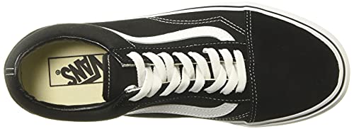 Vans Old Skool, Zapatillas Unisex Adulto, Negro (Black/White), 36.5