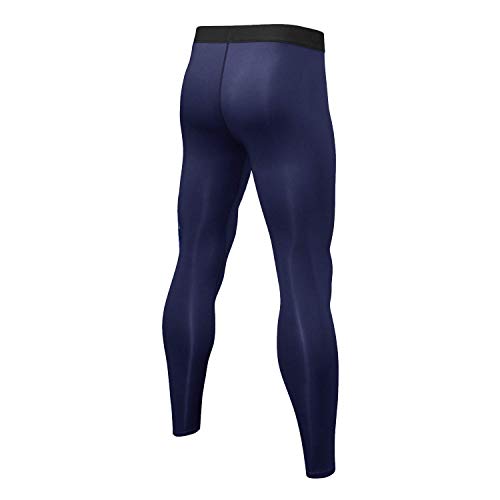 VANVENE Leggings de compresión para hombre, frescos, secos, para correr, entrenamiento, gimnasio, para hombre