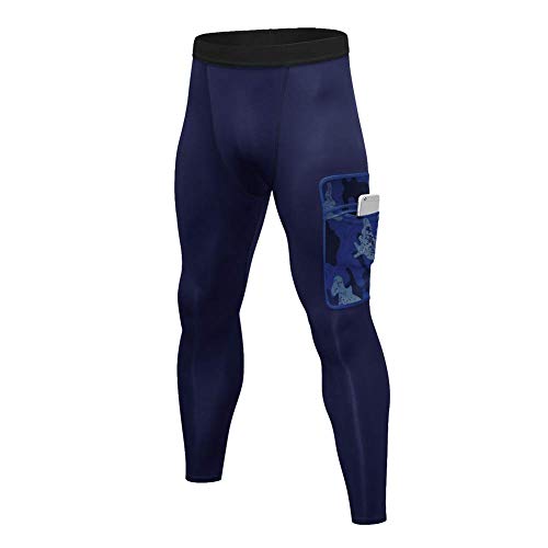 VANVENE Leggings de compresión para hombre, frescos, secos, para correr, entrenamiento, gimnasio, para hombre