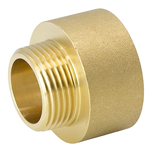 VARIOSAN Manguito reductor 15075, 1/2" x 3/8" IG/AG, latón, apto para agua potable