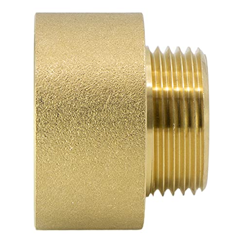 VARIOSAN Manguito reductor 15075, 1/2" x 3/8" IG/AG, latón, apto para agua potable