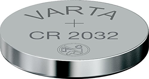 Varta Pila de botón de litio de 3 V Electronics CR2032, pilas de botón en un blíster original de 2 unidades