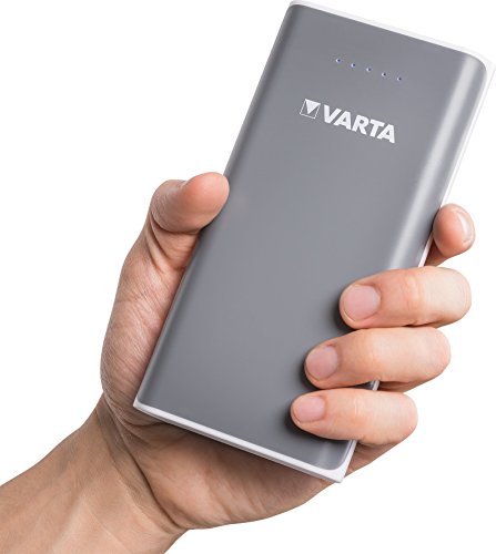 Varta Power Bank - Batería e x terna (16000 mAh, 2 Puertos USB 1.0 A y 2.4 A, indicador LED, Compatible con Smartphones, Tablets, Reproductores MP3. cá maras, etc, Incluye Cable Micro - USB de 50 cm)