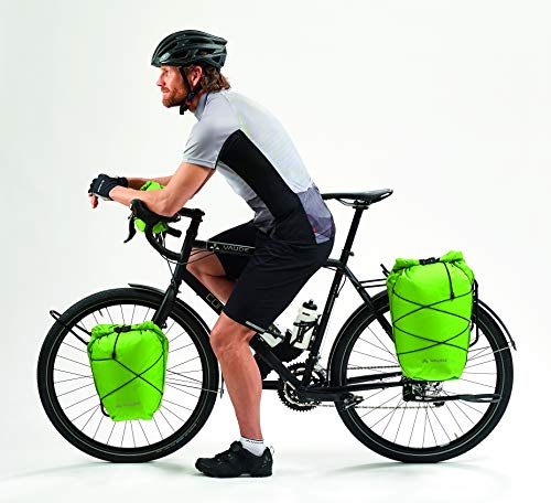 VAUDE Aqua Back Light - Bolsa para Rueda Trasera Ultraligera para Bicicleta Unisex, Color Chute Green, tamaño Talla única