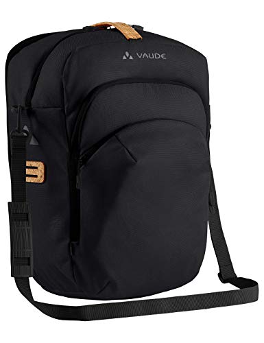 VAUDE Eback Single RT-Hinterradtaschen, Unisex Adulto, Black, One Size