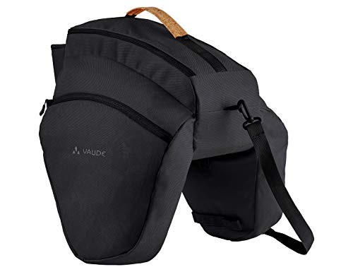 VAUDE Esilkroad Plus RT-Gepäckträgertaschen, Unisex Adulto, Black, One Size