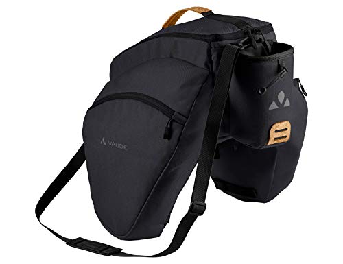 VAUDE Esilkroad Plus RT-Gepäckträgertaschen, Unisex Adulto, Black, One Size