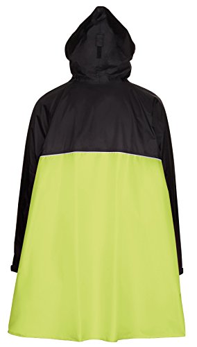 VAUDE Poncho Valero - Chubasquero de acampada y senderismo, Amarillo, L