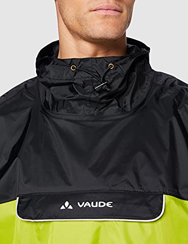 VAUDE Poncho Valero - Chubasquero de acampada y senderismo, Amarillo, L