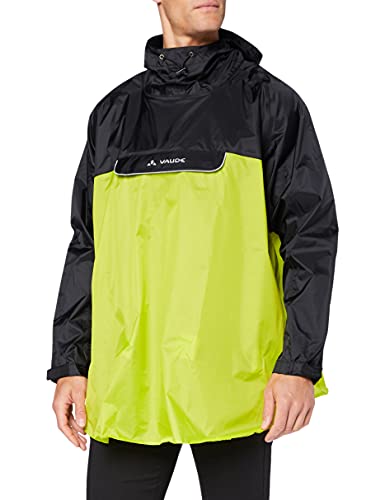 VAUDE Poncho Valero - Chubasquero de acampada y senderismo, Amarillo, L