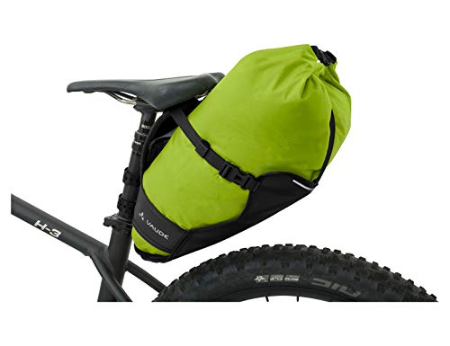 Vaude Trailsaddle Bolsa estanca, 48 cm, 12 litros, Black/Green