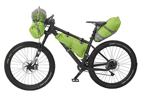 Vaude Trailsaddle Bolsa estanca, 48 cm, 12 litros, Black/Green