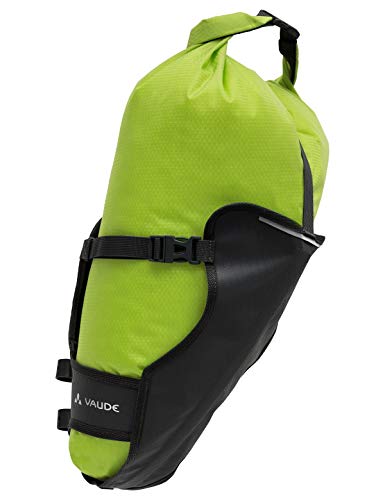 Vaude Trailsaddle Bolsa estanca, 48 cm, 12 litros, Black/Green