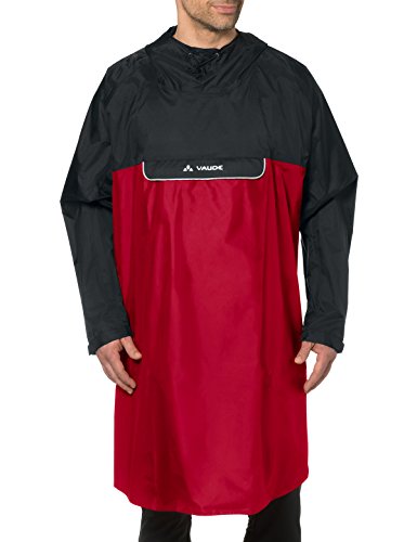 VAUDE Valero Poncho, Unisex adulto, Indian Red, XL