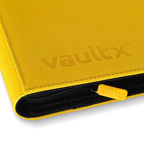 Vault X® Carpeta Exo-Tec® Premium - Álbum de 9 Bolsillos para Cartas Coleccionables - 360 Bolsillos de Inserción Lateral con una Correa Segura elástica ergonómica para TCG