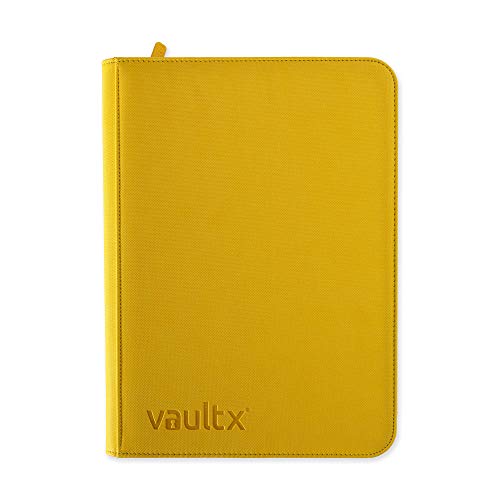 Vault X® Carpeta Exo-Tec® Premium - Álbum de 9 Bolsillos para Cartas Coleccionables - 360 Bolsillos de Inserción Lateral con una Correa Segura elástica ergonómica para TCG