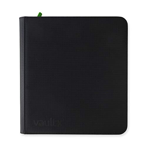 Vault X Carpeta Exo-Tec Premium Zip - Álbum de 12 Bolsillos para Cartas Coleccionables - 480 Bolsillos de Inserción Lateral con una Cremallera TCG
