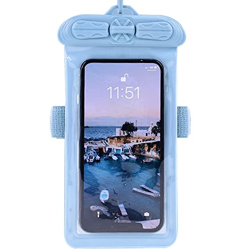 Vaxson Funda Azul, Compatible con Sigma ID Tri, Carcasa Impermeable Waterproof Pouch Case Cover [No Protector de Pantalla ] Nuevo