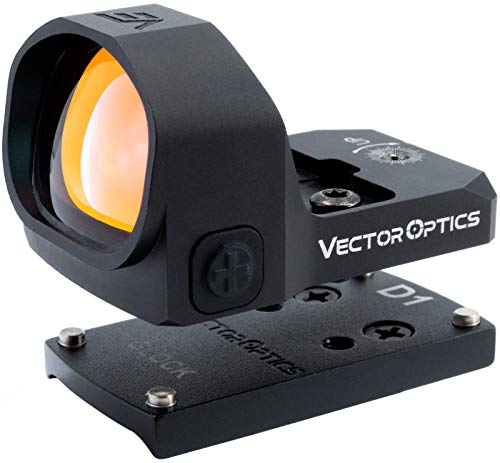 VECTOR OPTICS Kit de Mira de Punto Rojo 3 Moa para Pistola Glock, 1x20x28 Red Dot Frenzy