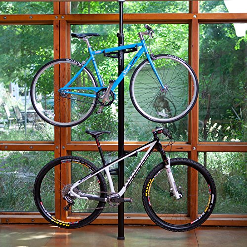 VELO COLUMN (2-BIKE STORAGE RACK) BLACK