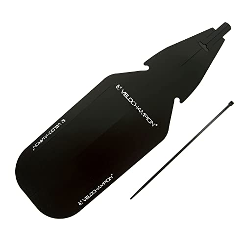 VeloChampion Guardabarros Trasero de Bicicleta de montaña/Bicicleta de cercanías Fender. Resistente al Agua y lo Protege de Salpicaduras de Agua y Barro. (amaño de Camino y cercanías (Medio))