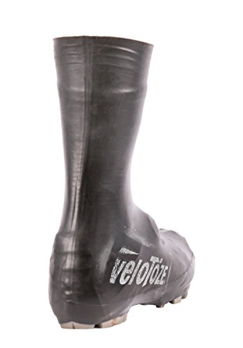 VELOTOZE STRONG alta couvres zapatos latex-vtt Mixta, Negro, M (40.5/42.5)