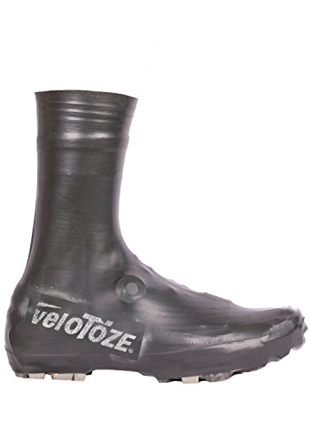 VELOTOZE STRONG alta couvres zapatos latex-vtt Mixta, Negro, M (40.5/42.5)