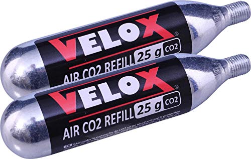  Velox Cartouches CO2 25 g - 25 g, Lot de 2
