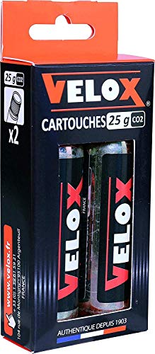  Velox Cartouches CO2 25 g - 25 g, Lot de 2