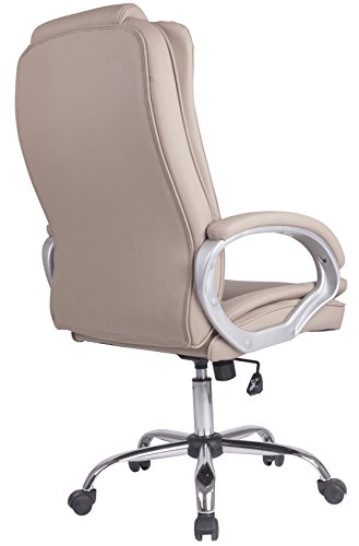 Venta Stock Confort 2 - Sillón de oficina elevable y reclinable, piel sintética, color taupe