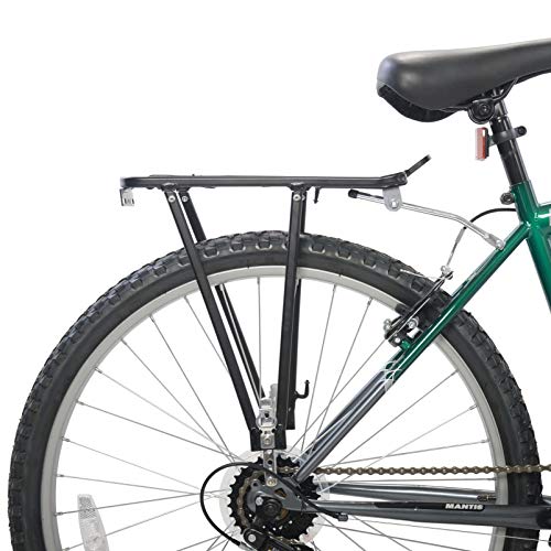 Ventura Screw On ll - Soporte trasero para bicicleta (aluminio; ajustable para tamaños 24/26/28"), color negro