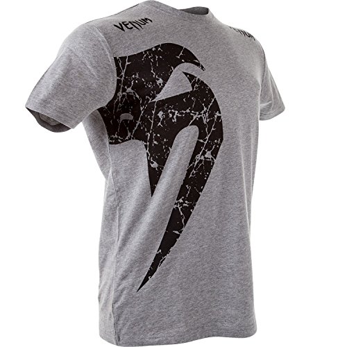 Venum Giant Camiseta, Hombre, Gris/Negro, L