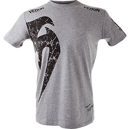 Venum Giant Camiseta, Hombre, Gris/Negro, L