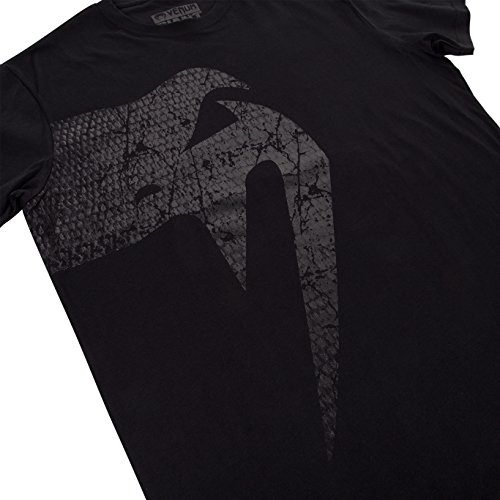 Venum Giant Camiseta, Hombre, Negro Mate/Negro, S