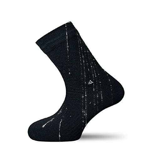 VER JARI Calcetines Impermeables Verjari | Interior de bambú | Negro (Negro, 39-42)