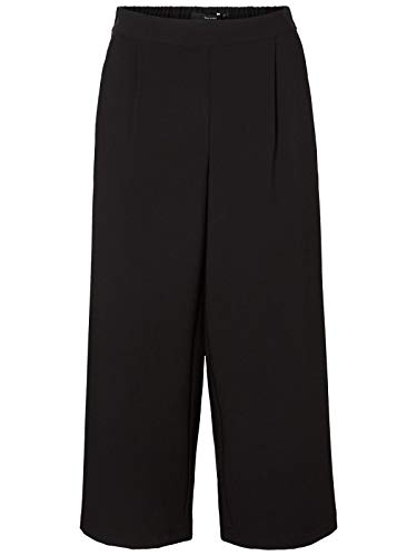 Vero Moda VMCOCO HW Culotte Pants Noos Pantaln, Negro (Black Black), XL para Mujer