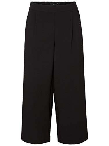 Vero Moda VMCOCO HW Culotte Pants Noos Pantaln, Negro (Black Black), XL para Mujer