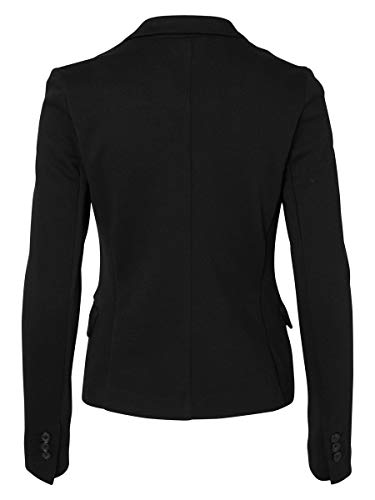 Vero Moda Vmjulia LS Blazer Dnm Noos Chaqueta, Negro (Black), 40 EU para Mujer