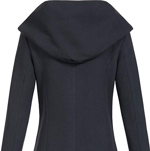 Vero Moda Vmverodona LS Jacket Noos Abrigo, Negro (Black Black), 36 (Talla del Fabricante: X-Small) para Mujer