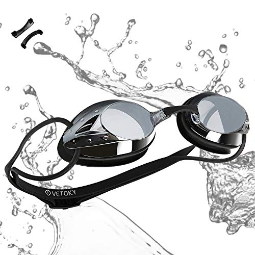 vetoky Gafas de Natación, Antiniebla Gafas para Nadar Protección UV sin Fugas para Adultos Y Niños