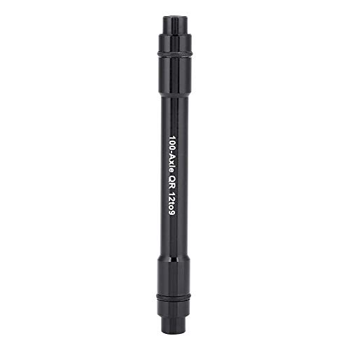 VGEBY1 Adaptador de Cubo de Bicicleta a través de Eje de Bicicleta Accesorios de Equipo de Montar en brocheta de liberación rápida de 12 mm a 9 mm(Negro)