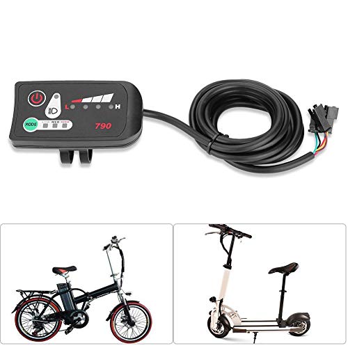 VGEBY1 E-Bici Controlador de Pantalla, Impermeable sin escobillas Controlador eléctrico Panel de Control de visualización de Accesorios de Bricolaje para Bicicleta eléctrica Scooter(24V)