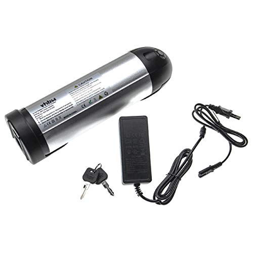 vhbw Batería Recargable para Prophete (Trio), DeHawk, Stratos, LandCrossers, etc. e-Bike, Bicicleta eléctrica (10000 mAh, 36 V, Li-Ion) + Cargador