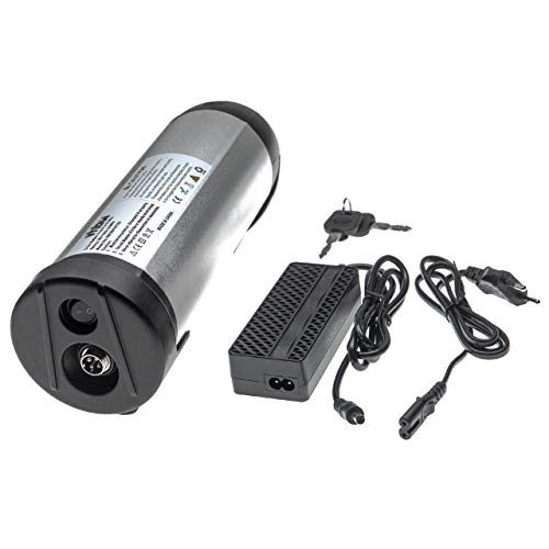 vhbw Batería Recargable para Prophete (Trio), DeHawk, Stratos, LandCrossers, etc. e-Bike, Bicicleta eléctrica (10000 mAh, 36 V, Li-Ion) + Cargador