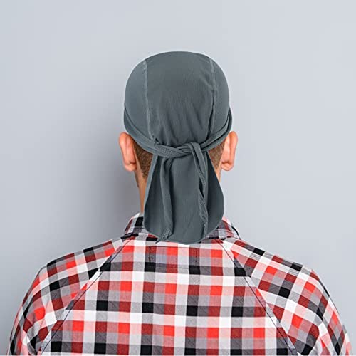 VIAUMBR Bandana Ciclismo Hombre Mujer Pañuelo Cabeza Ciclismo para Nadar Correr Senderismo Montañismo y Moto Negro Gris Blanco