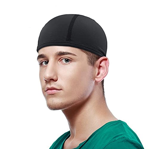 VIAUMBR Gorro de verano para la cabeza, secado rápido, para ciclismo, protección solar, protección contra moscas, transpirable, ligero para ciclismo, correr, remo., Negro y gris., 60