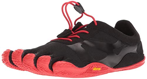 Vibram Five Fingers 18m0701 KSO EVO, Cross Trainer Hombre, Negro y Rojo, 38 EU