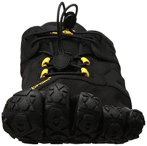 Vibram Fivefingers 19m7601 V 2.0, Zapatillas de Trail Running Hombre, Negro y Amarillo, 43 EU