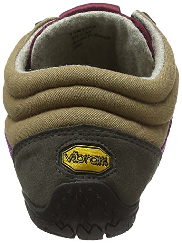 Vibram Fivefingers Trek Ascent Insulated, Zapatillas de Deporte Exterior Mujer, Marrón (Khaki/Grape), 39 EU